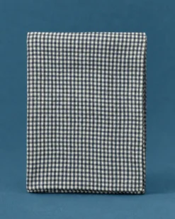 Gingham Check Linen Tablecloth