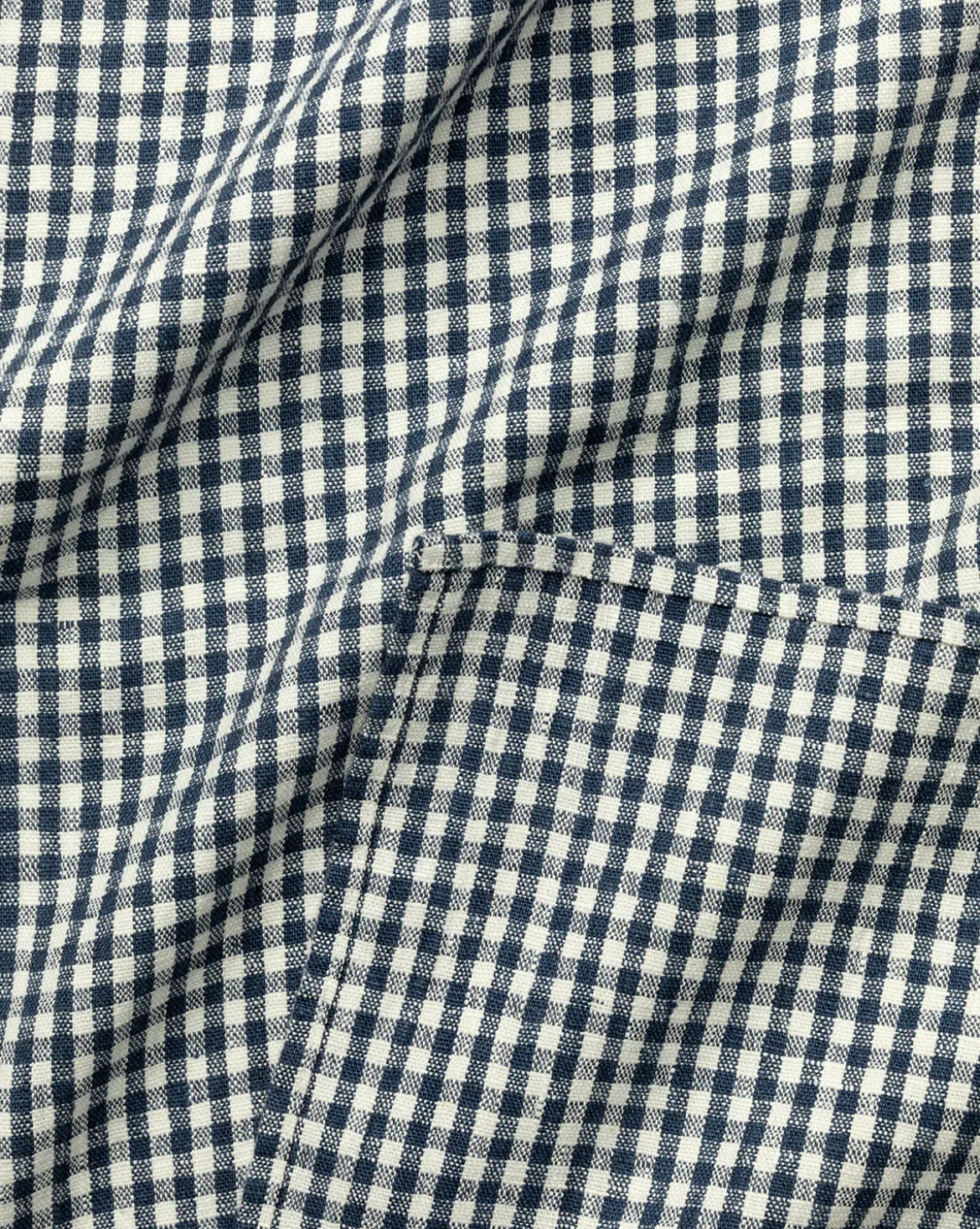 Gingham Check Linen Tablecloth