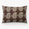 Ginny Block Print Linen Pillow Cover