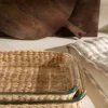 Glass Baking Dishes with Hand-Woven Lattice (Set of 2)