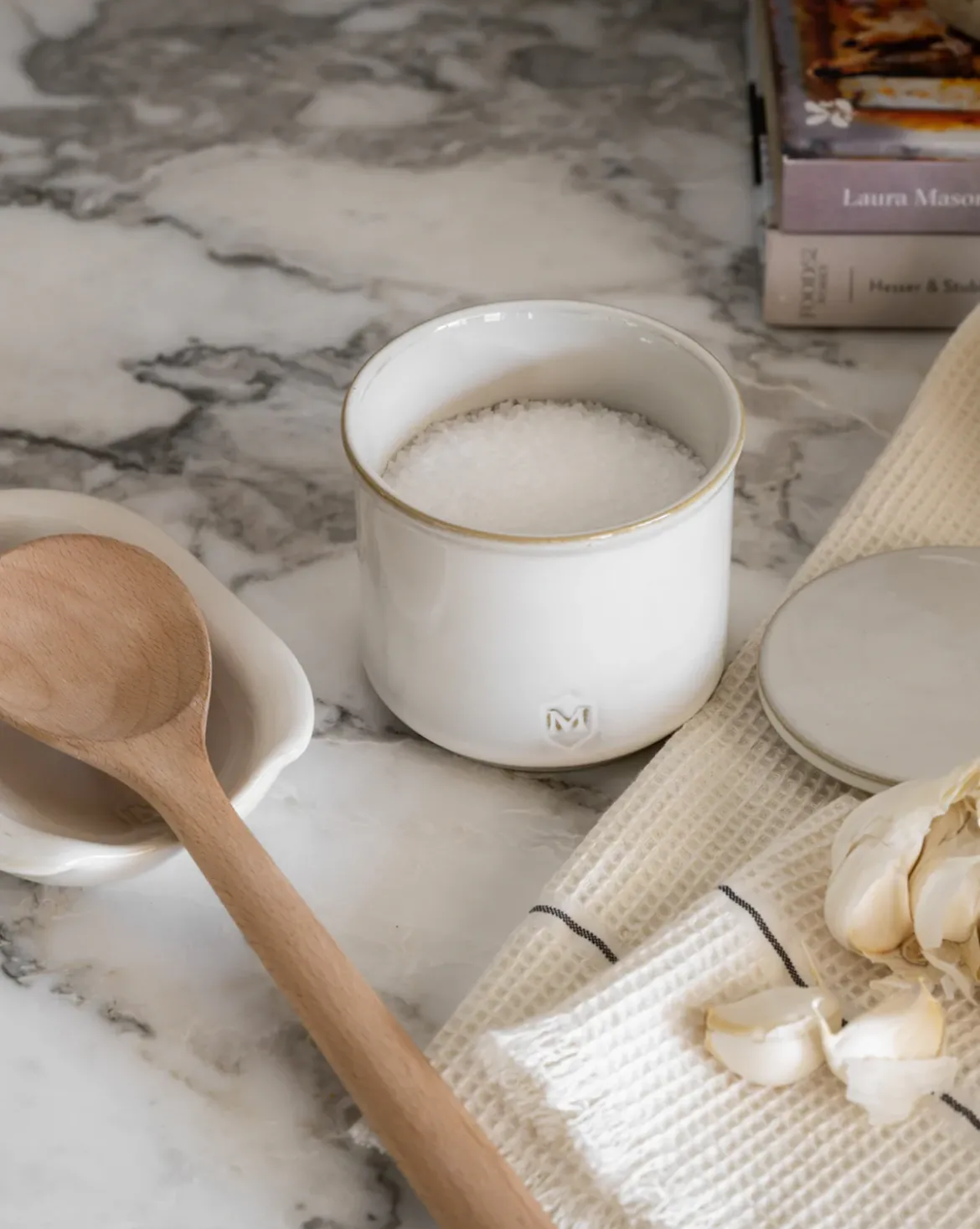 Glazed Stoneware Salt Cellar