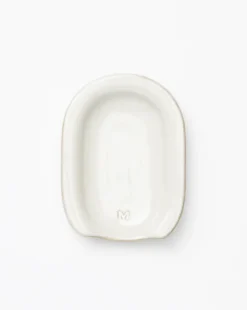 Glazed Stoneware Spoon Rest