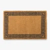 Greek Key Coir Doormat