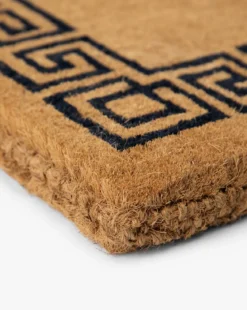 Greek Key Coir Doormat