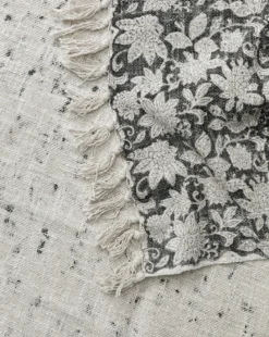 Handloomed Block Print Throw