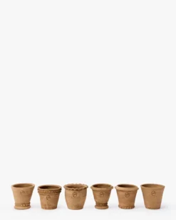 Handmade Mini Pots (Set of 6)