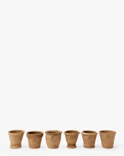 Handmade Mini Pots (Set of 6)