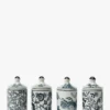 Hand-Painted Spice Jars (Set of 4)