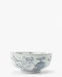 Hand Stamped Botanical Bowl