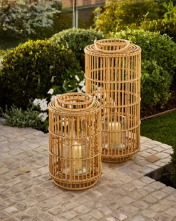 Handwoven Rattan Lantern