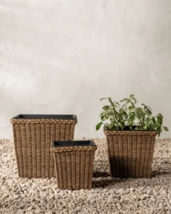 Haviland Indoor/Outdoor Woven Planter