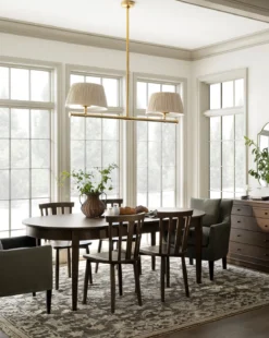 Hughes Oak Extension Dining Table
