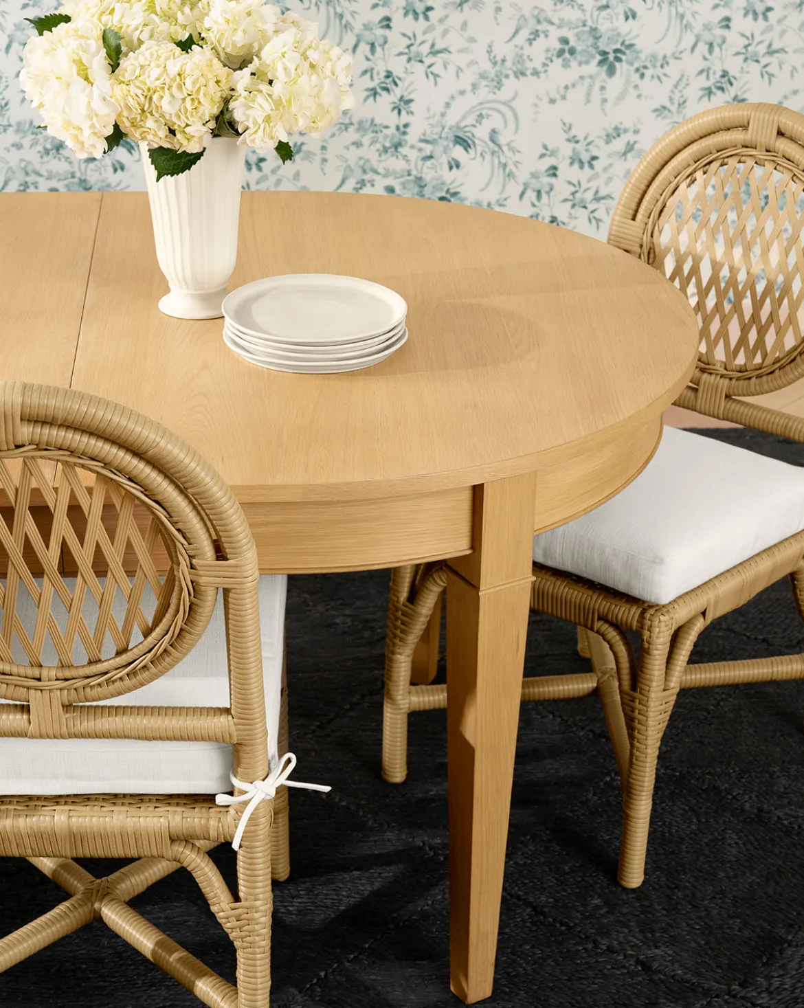 Hughes Oak Extension Dining Table