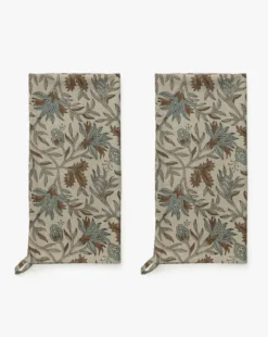 Jennifer Block Print Tea Towels (Set of 2)