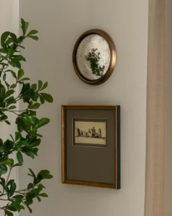 Juliette Convex Antiqued Mirror