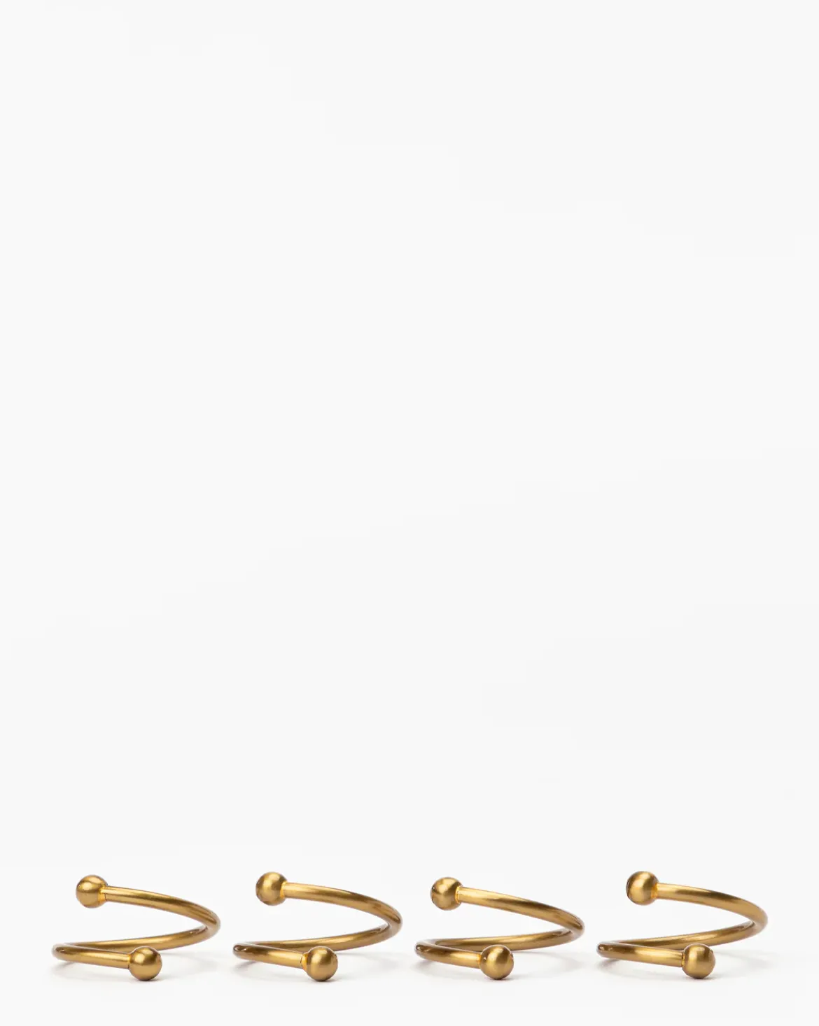 Kinne Metal Napkin Rings (Set of 4)