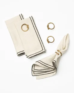 Kinne Metal Napkin Rings (Set of 4)