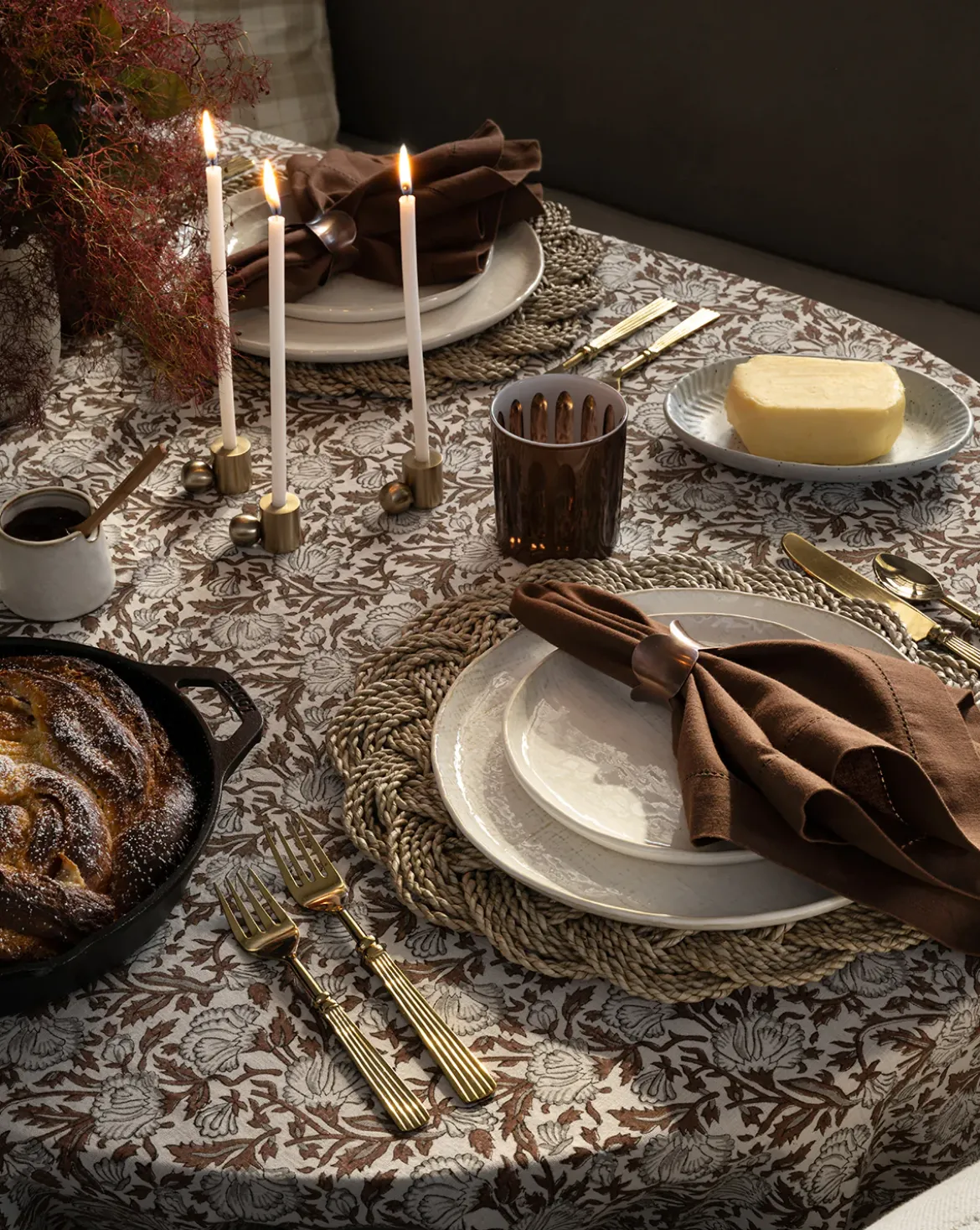 Lannister Block Print Tablecloth