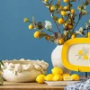 Lemon Lined Cream Bowl