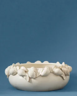 Lemon Lined Cream Bowl