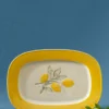 Lemons Stoneware Plate