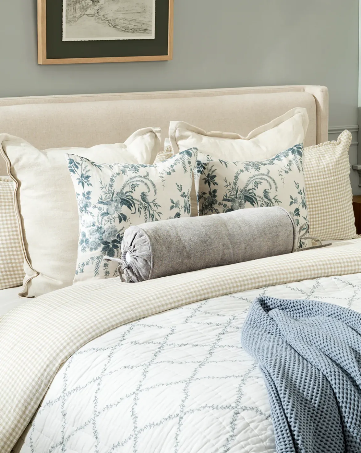 Liam Double Flange Pillow Cover