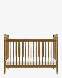 Liberty Namesake 3-in-1 Convertible Spindle Crib with Toddler Bed Conversion Kit