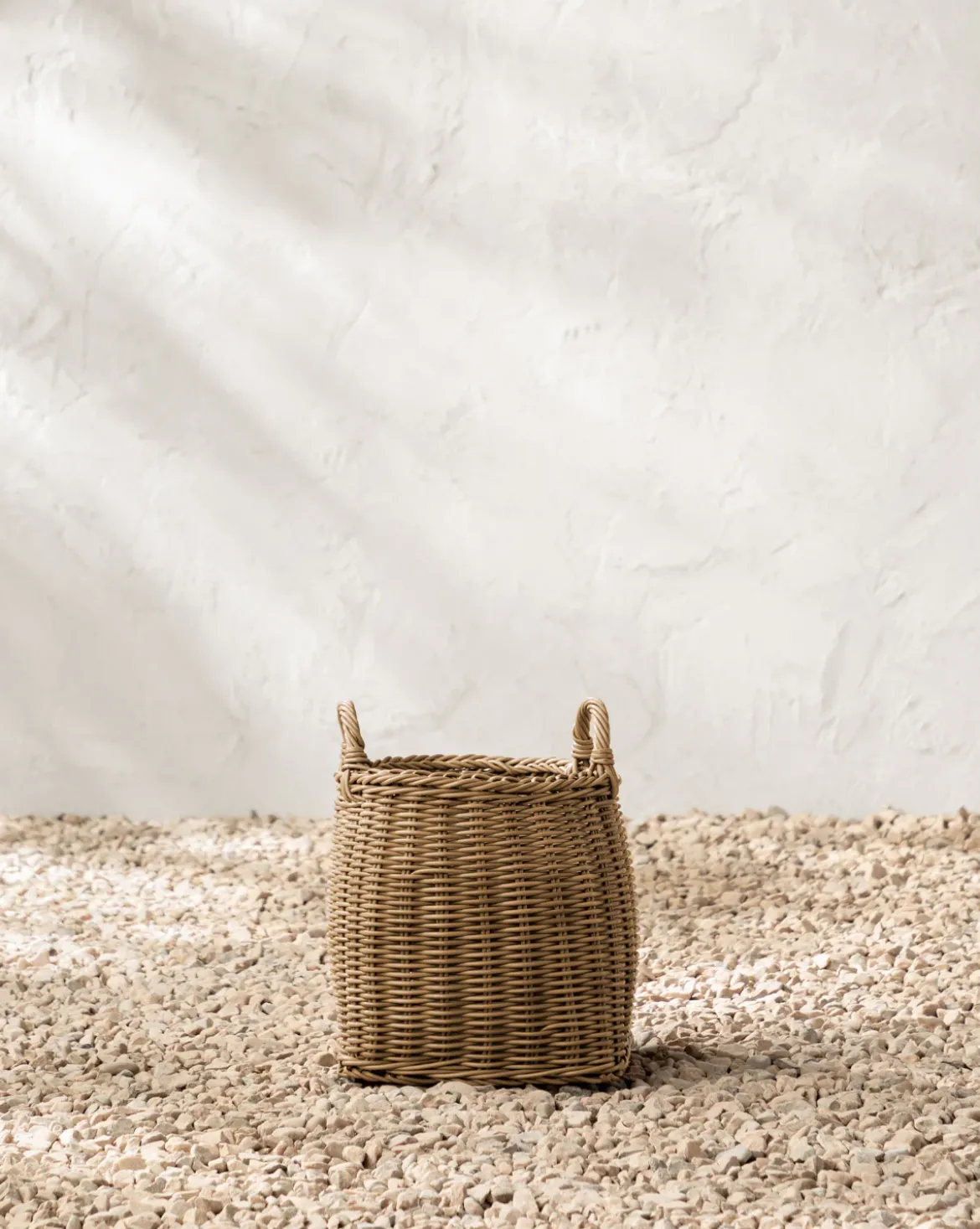 Lightwash Handled Planter Basket