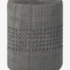 Longmont Suede Ottoman
