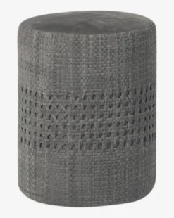 Longmont Suede Ottoman