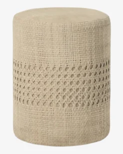 Longmont Suede Ottoman