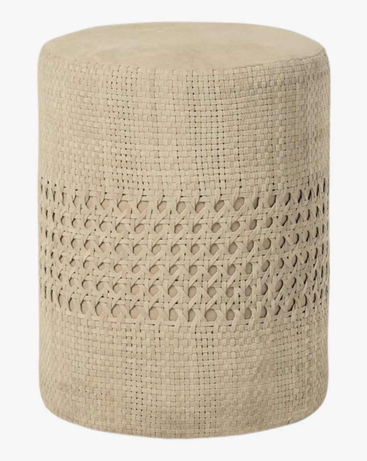Longmont Suede Ottoman
