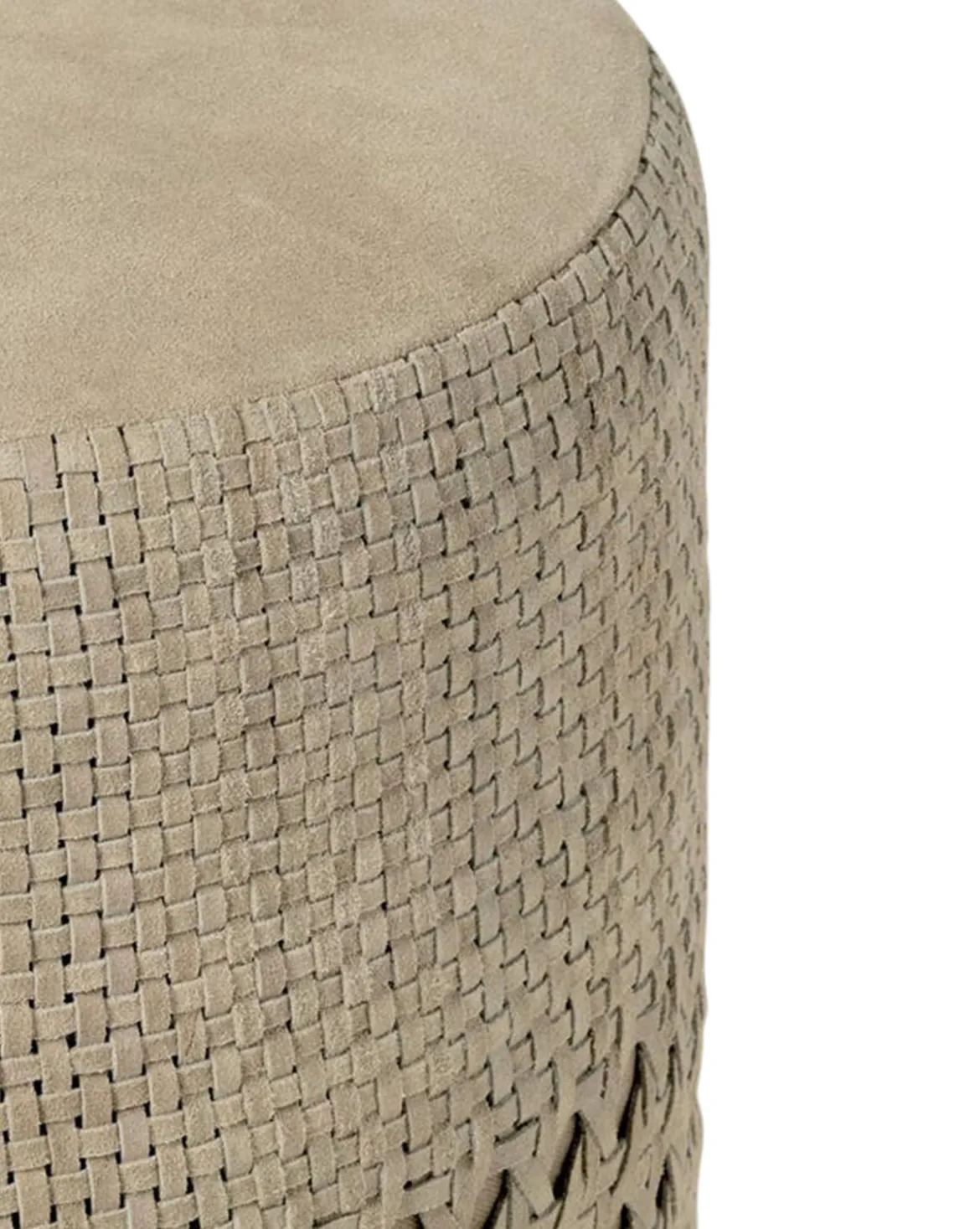 Longmont Suede Ottoman