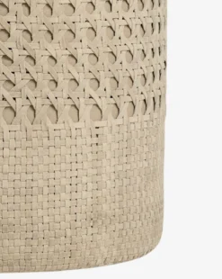 Longmont Suede Ottoman