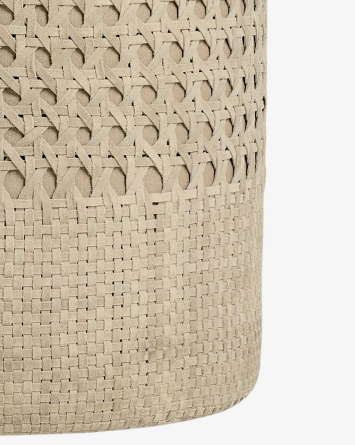 Longmont Suede Ottoman