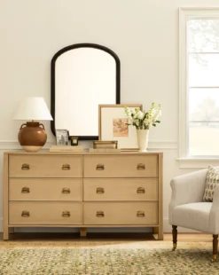 Mackenna White Oak Dresser