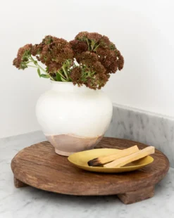 Mango Wood Carved Pedestal