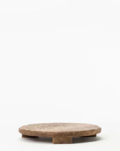 Mango Wood Carved Pedestal