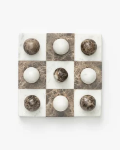 Marble Tic-Tac-Toe Board