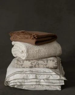 Marinella Oversized Waffle Throw