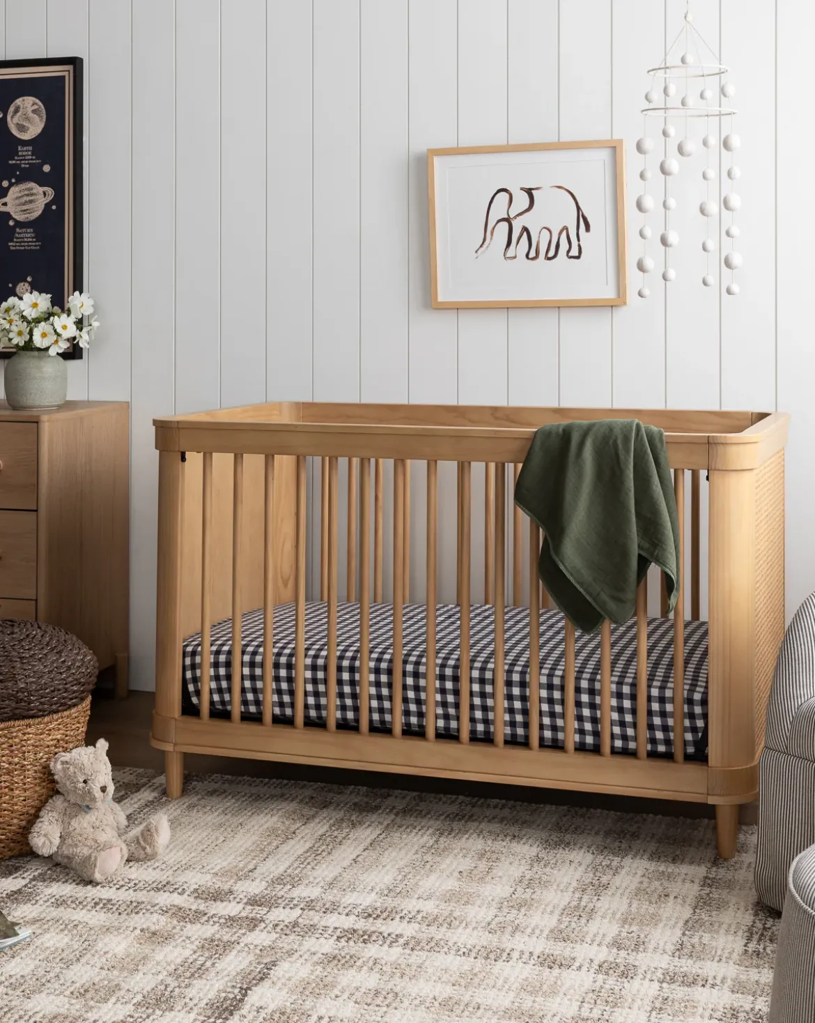 Marin with Cane 3-in-1 Convertible Crib