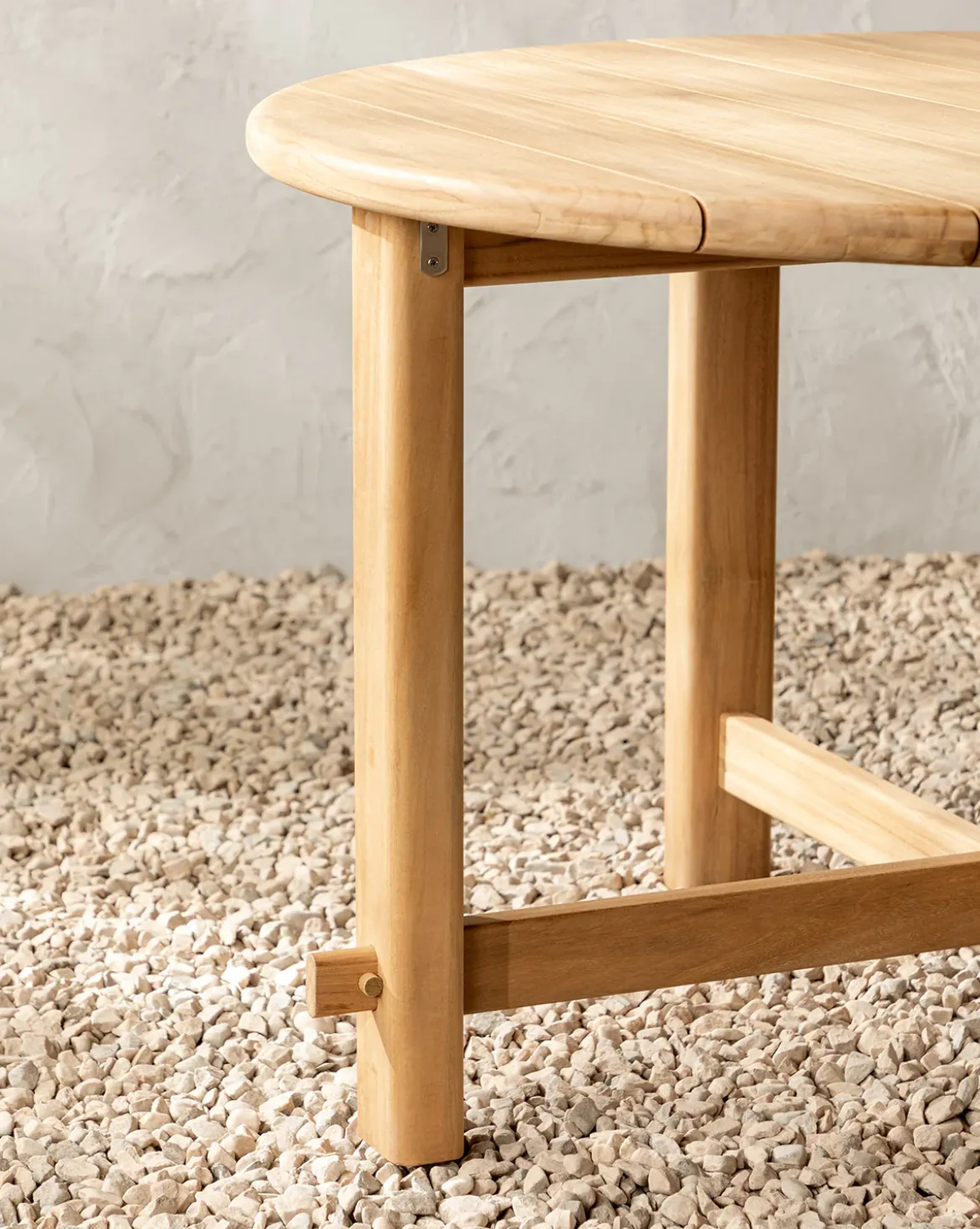 McCarthy Round Teak Outdoor Dining Table