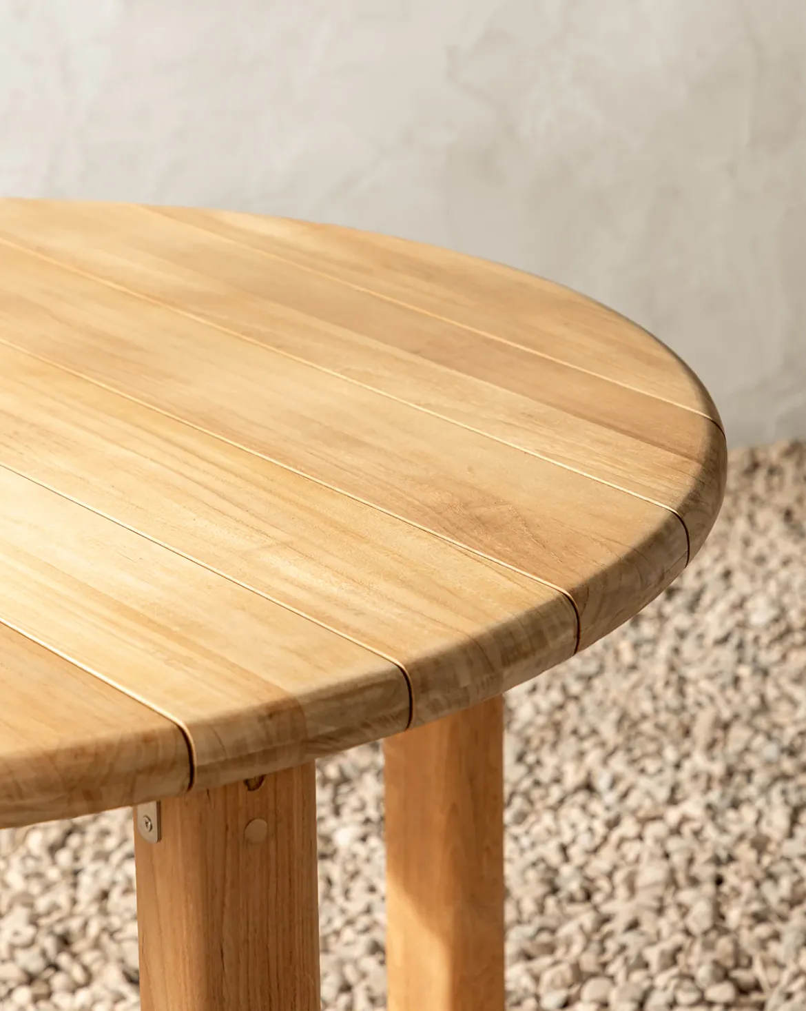 McCarthy Round Teak Outdoor Dining Table