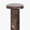 Merlot Marble End Table