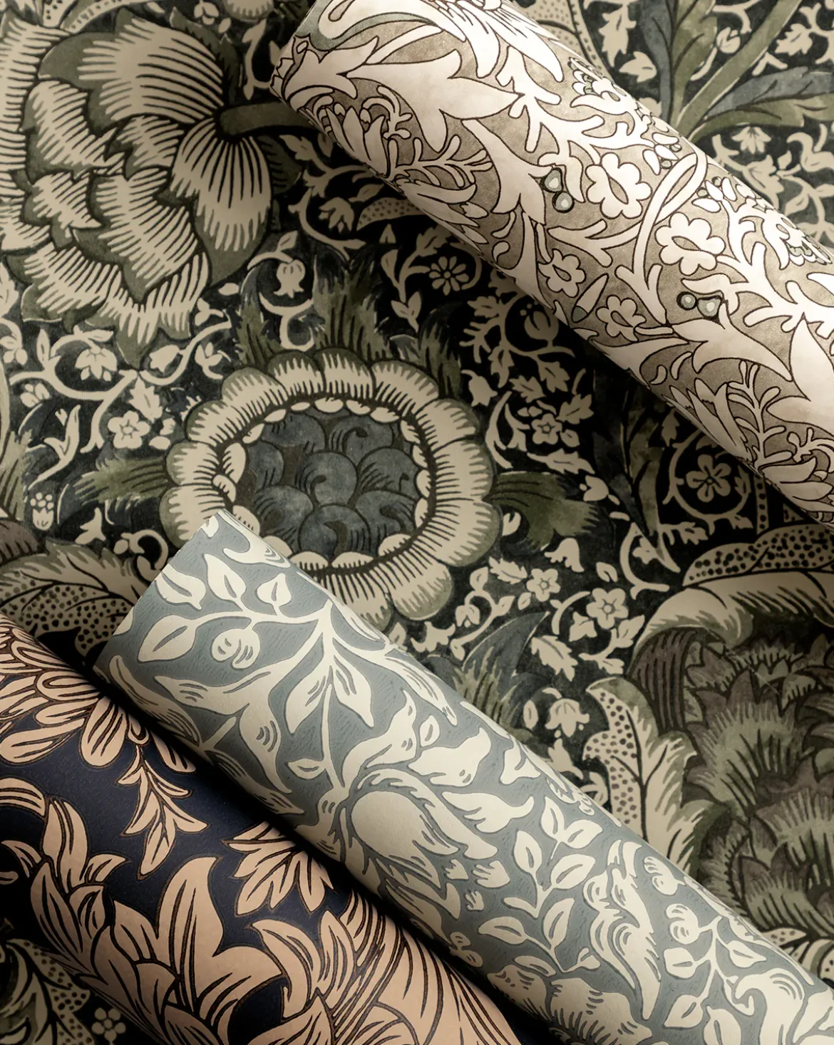 Morris & Co. x McGee & Co. Mallow Wallpaper