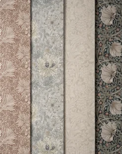 Morris & Co. x McGee & Co. Marigold Umber Wallpaper