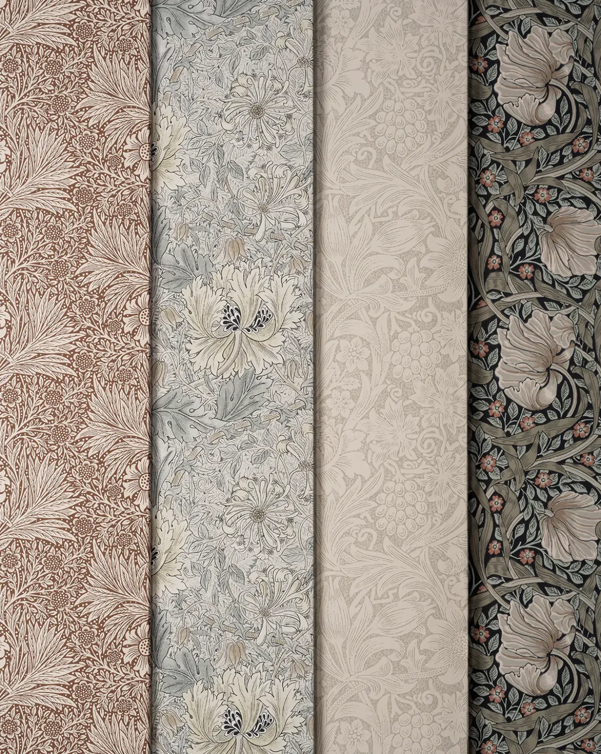 Morris & Co. x McGee & Co. Marigold Umber Wallpaper