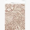 Morris & Co. x McGee & Co. Marigold Umber Wallpaper Swatch