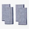Navy Striped Napkins (Set of 4)