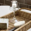 Neeva Glass & Silver Tealight Lamp